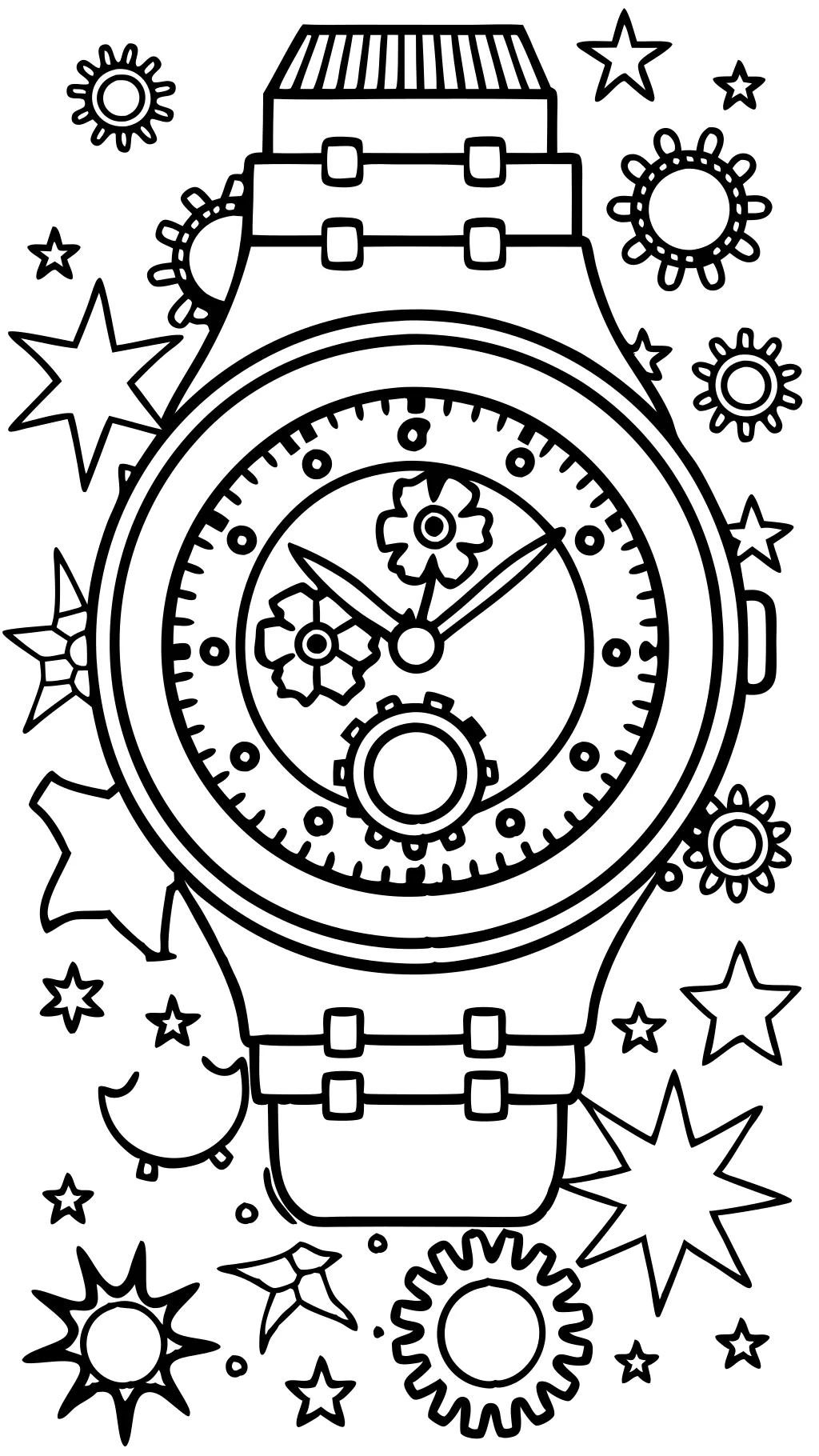 watch coloring page